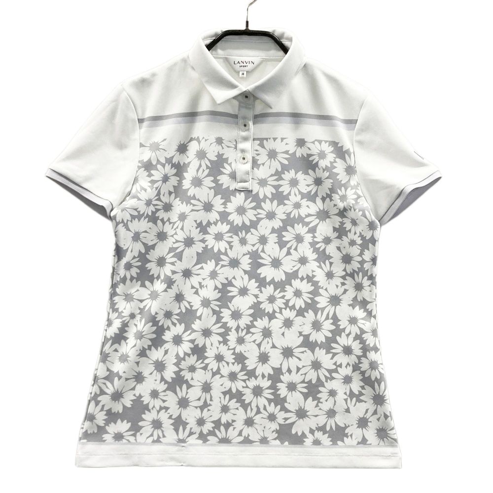 サイズ：36 LANVIN SPORT ランバン スポール 半袖ポロシャツ ホワイト