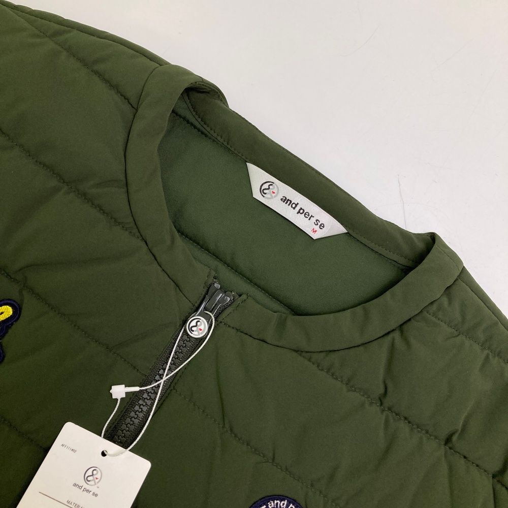 サイズ：M AND PER SE アンパスィ 2024年モデル 中綿ジャケット