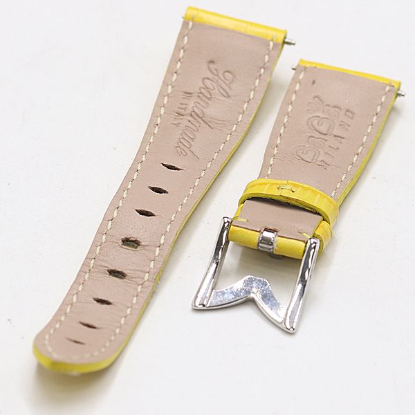 ガガミラノ 純正ベルト レザー イエローカラー 20mm 腕時計用 メンズ