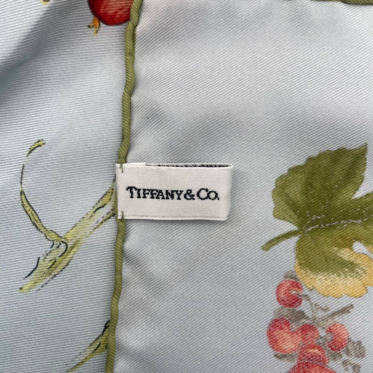 ゆ*ょ様 美品 TIFFANY&Co.／ティファニー☆ 花柄プリント 大判スカー