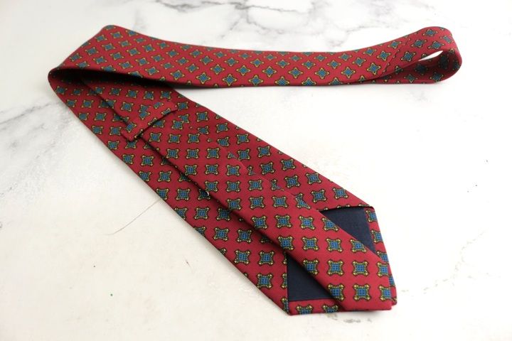 ドレイクス ブランド ネクタイ 小紋柄 バーニーズニューヨーク シルク