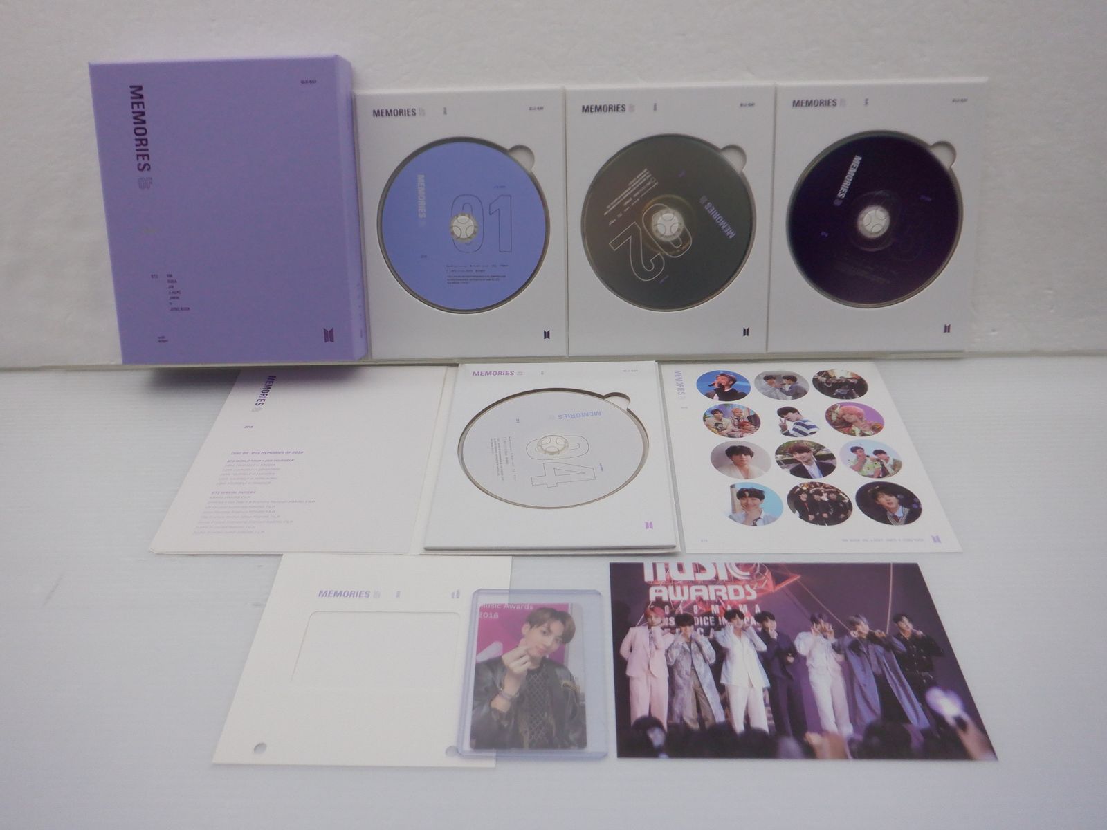 輸入盤 BTS Blu-ray MEMORIES OF 2018 日本語字幕なし JUNG KOOK