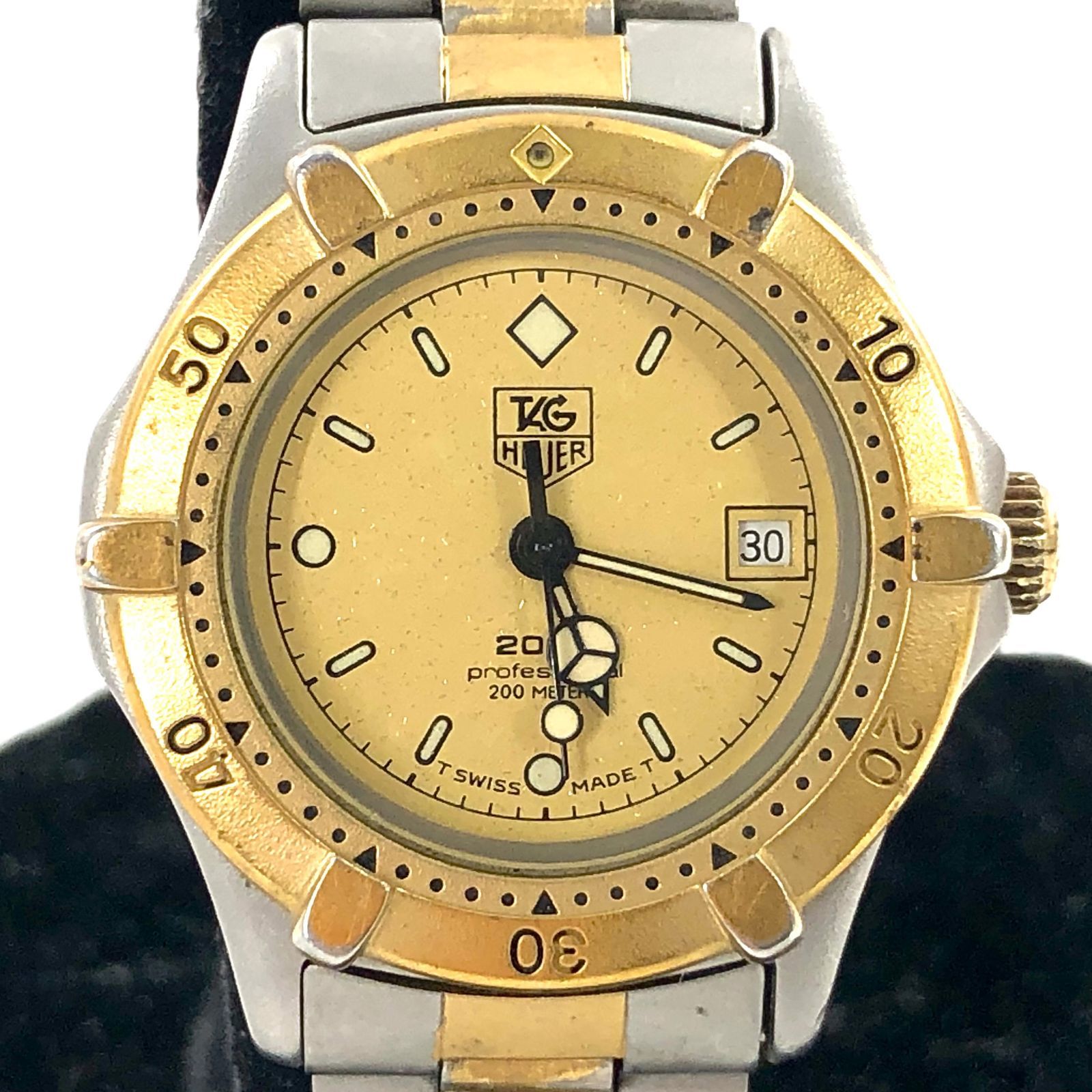 【美品】TAG Heuer プロフェッショナル200M 964.008 稼働品 TAG HEUER タグホイヤー Professional プロフェッショナル 200M