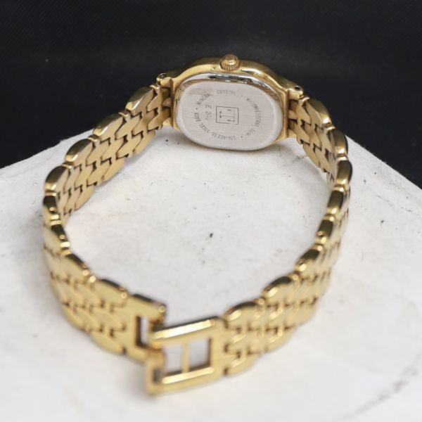 QZ ティソ スタイリスト E242 ゴールド文字盤 レディース腕時計