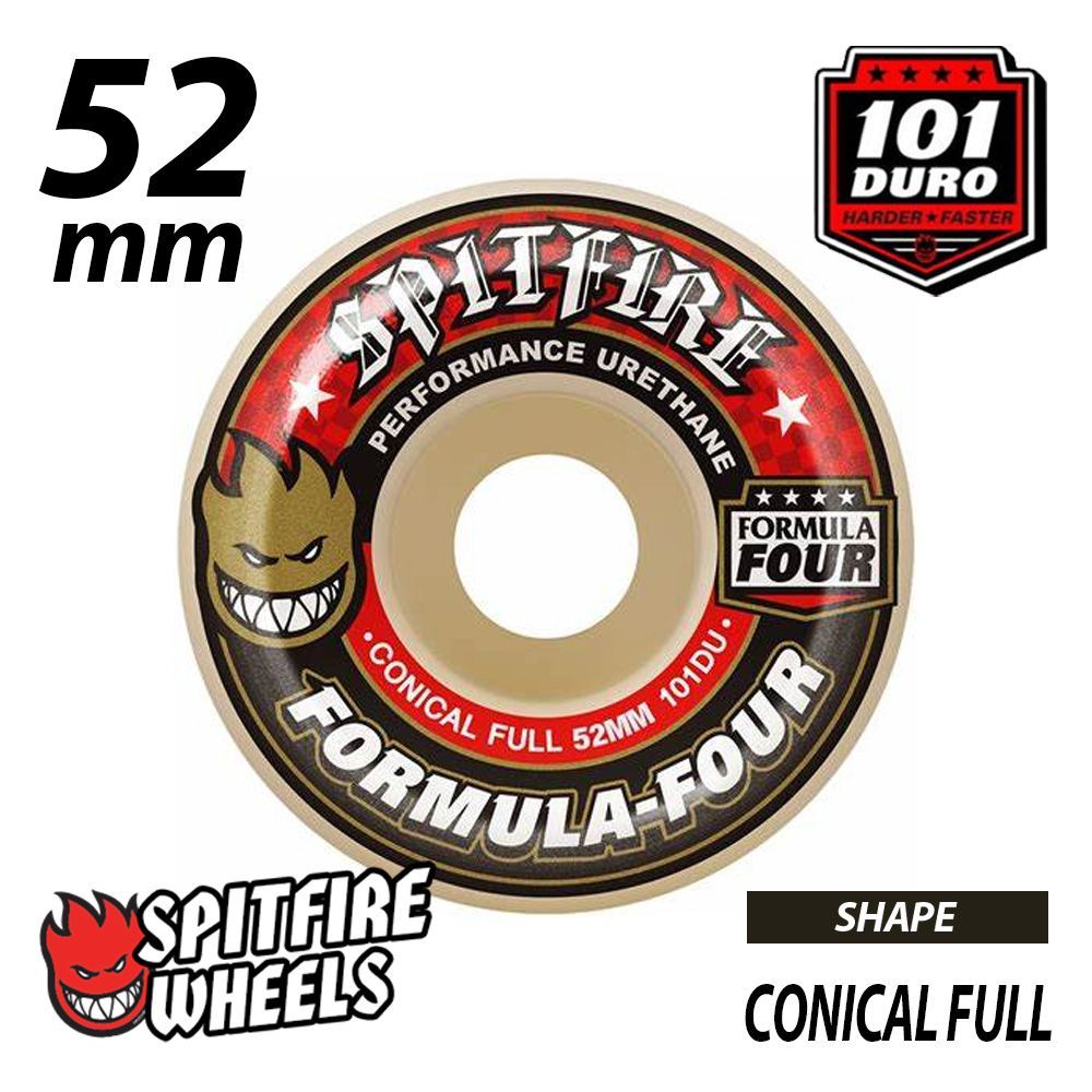 新品】SPITFIRE F4 101D CONICAL FULL 52mm - メルカリ