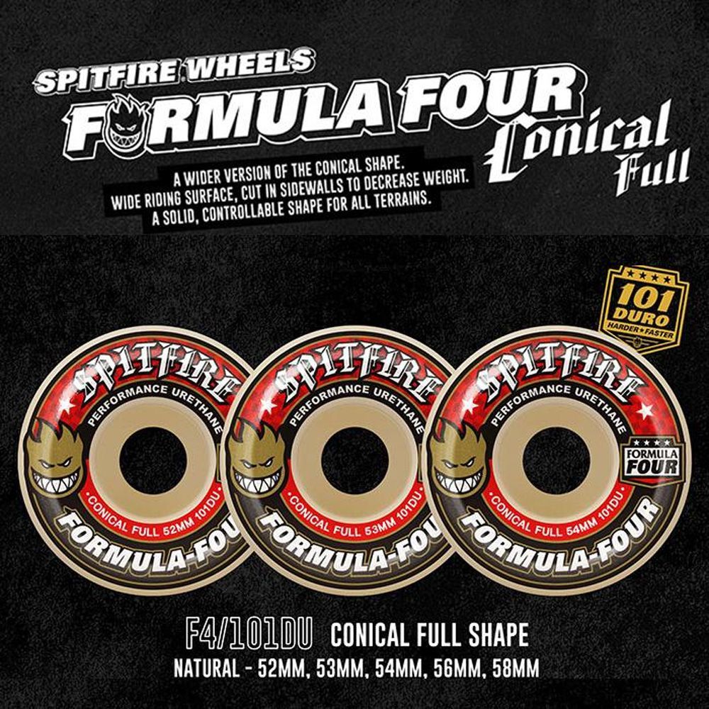 新品】SPITFIRE F4 101D CONICAL FULL 52mm - メルカリ
