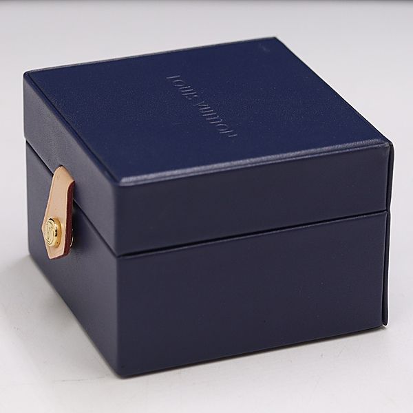 良品 箱付 ルイヴィトン 空箱 ネイビーカラー 腕時計用 メンズ