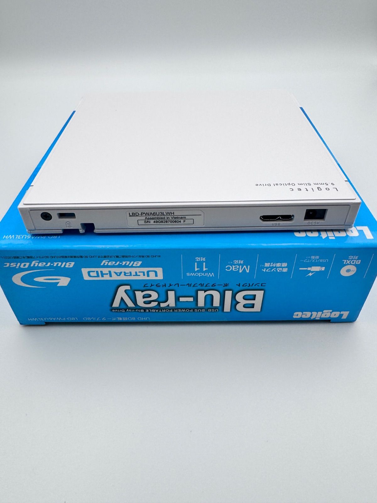ロジテック Blu-ray ブルーレイ 外付けドライブ USB3.0 UHD BD対応 書 
