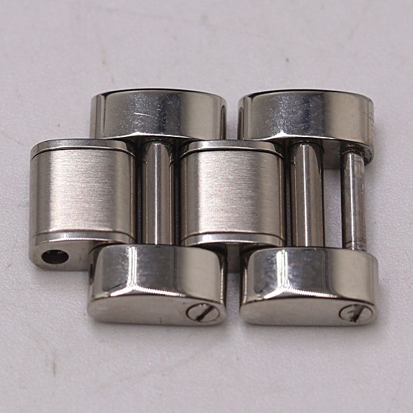 良品 カルティエ マスト21 純正コマ 2コマ シルバーカラー 14mm