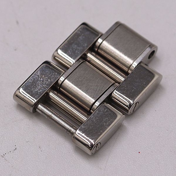 良品 カルティエ マスト21 純正コマ 2コマ シルバーカラー 14mm