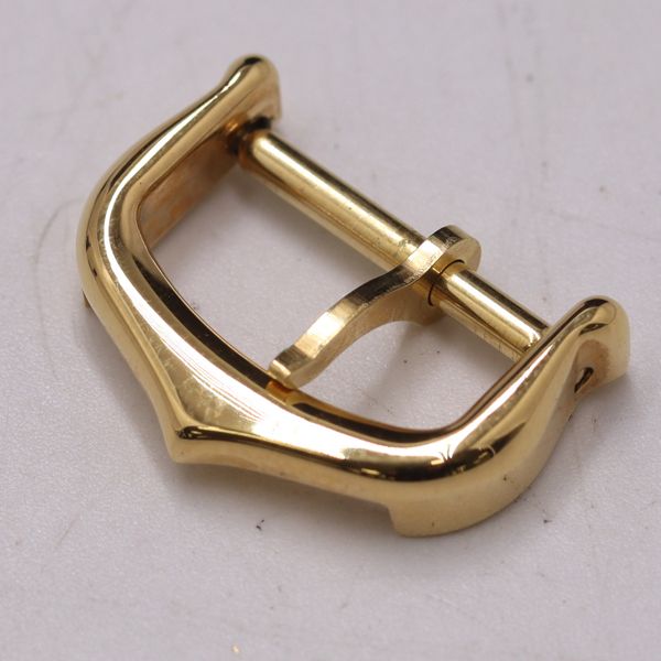 良品 カルティエ 純正尾錠 ゴールドカラー 14mm用 レディース腕時計