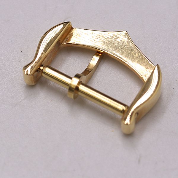 良品 カルティエ 純正尾錠 ゴールドカラー 14mm用 レディース腕時計