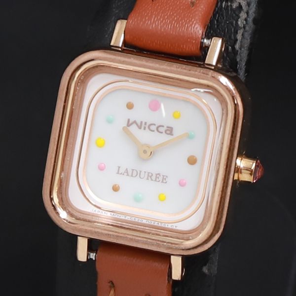 ソーラー シチズン ウィッカ LADUREE G620-R009826 白文字盤