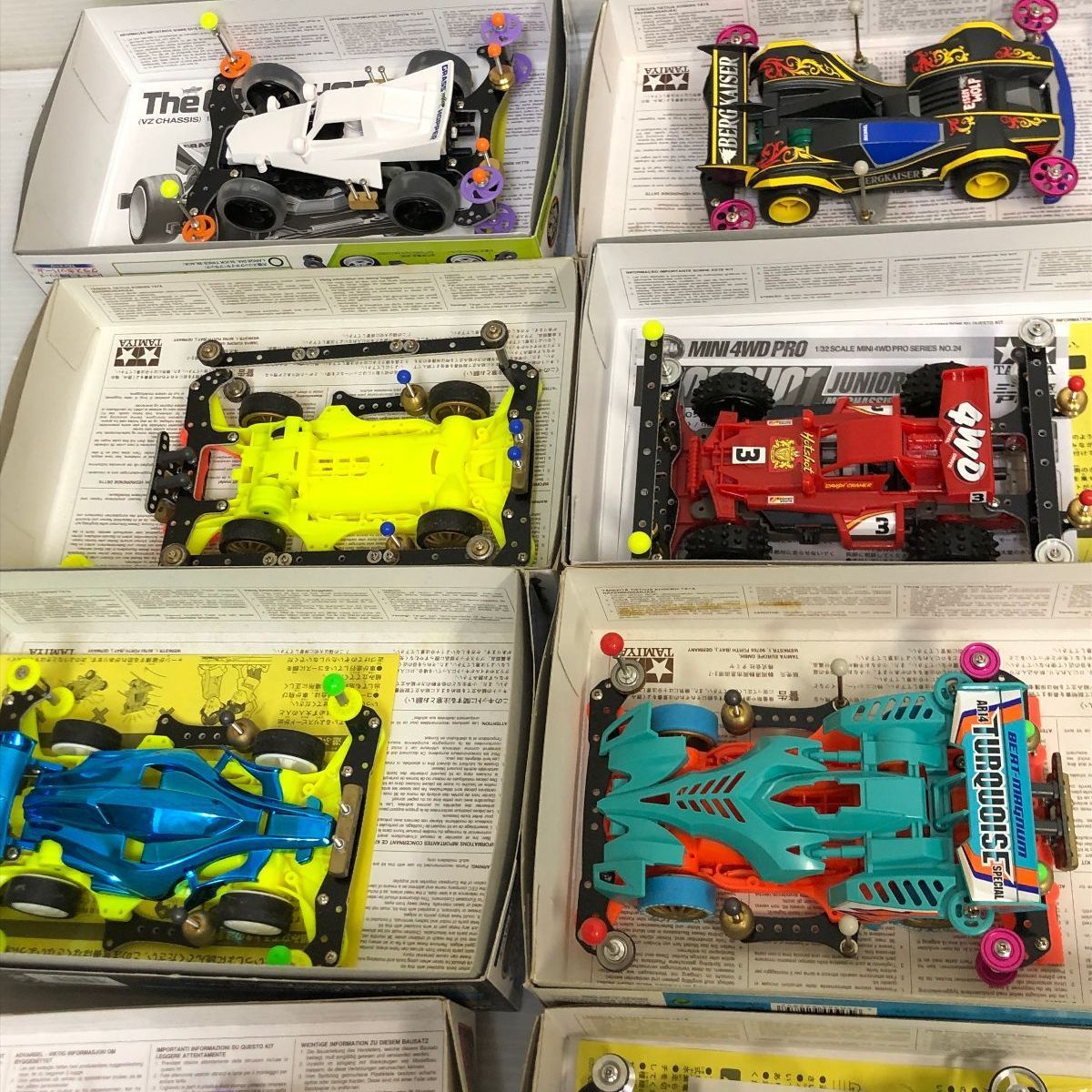 △①【ジャンク品】TAMIYA ミニ四駆 まとめ 大量 ※欠品・破損・動作等