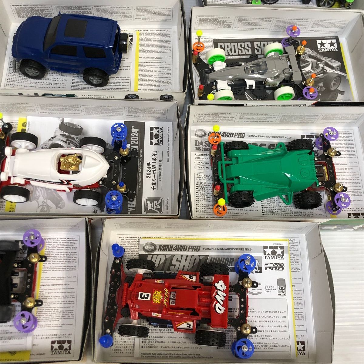 △①【ジャンク品】TAMIYA ミニ四駆 まとめ 大量 ※欠品・破損・動作等