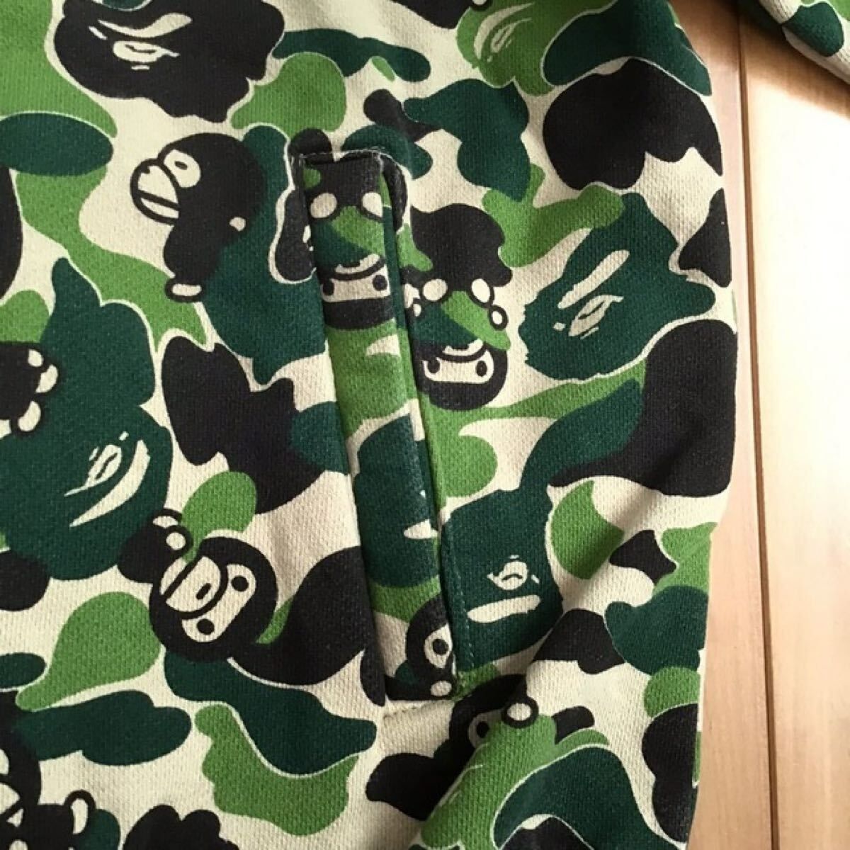 ABC CAMO MILO スウェット スタジャン Sサイズ a bathing ape BAPE 