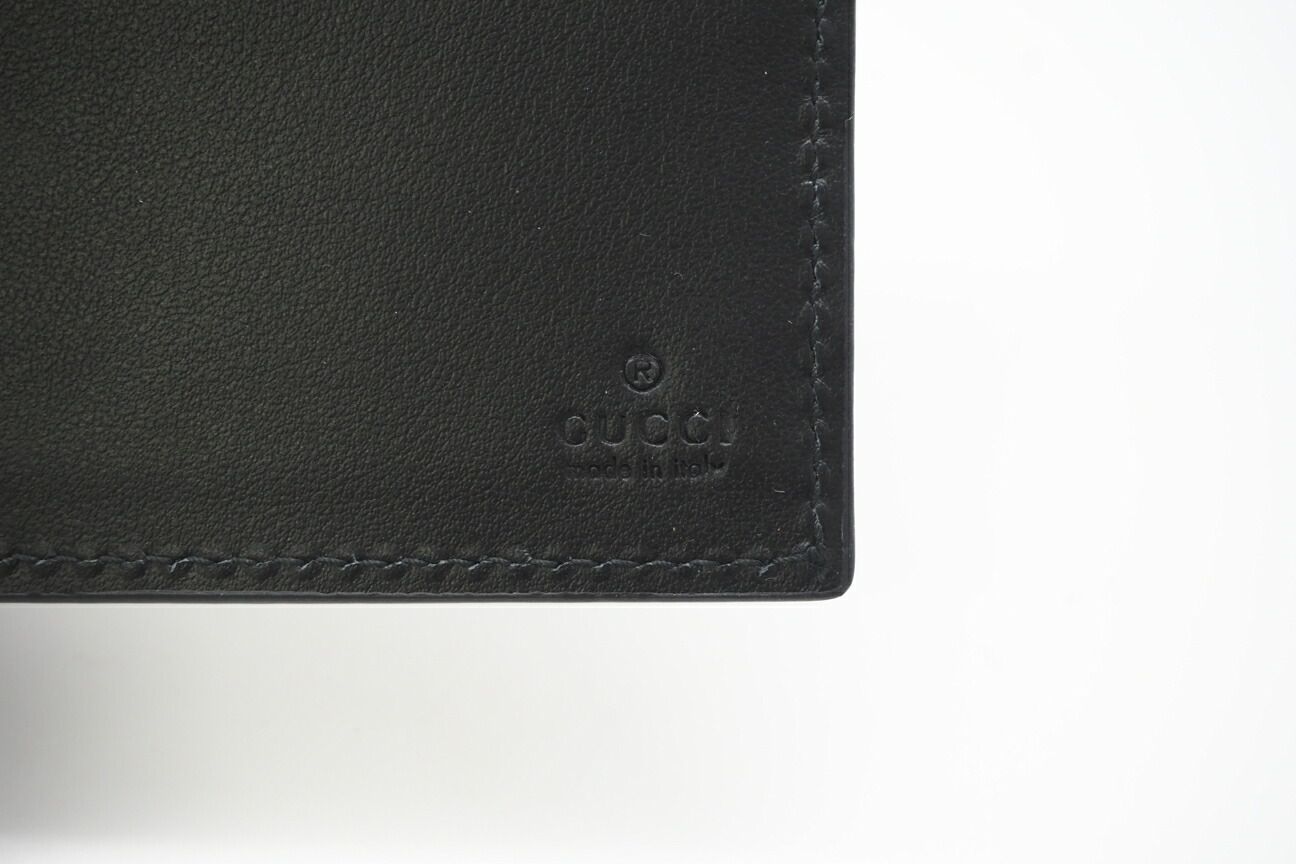 ☆3日以内返品可☆ 極美品 GUCCI グッチ ジャンボGG レザー 二つ折り
