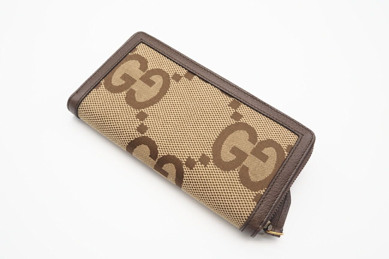 ☆3日以内返品可☆ 極美品 GUCCI グッチ ジャンボGG ラウンドジップ