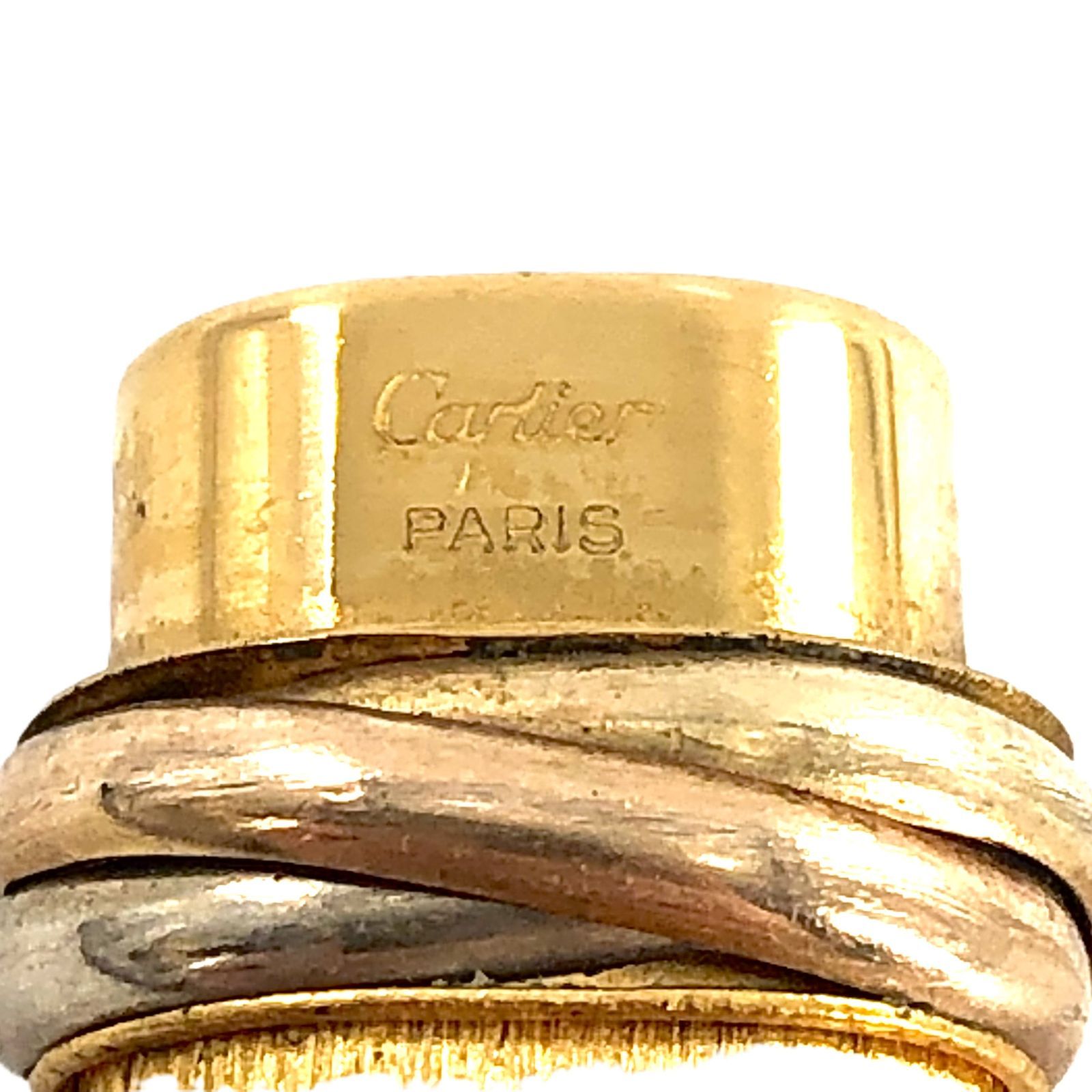 Cartier カルティエ ボールペン トリニティ ゴールド ツイスト式【PF