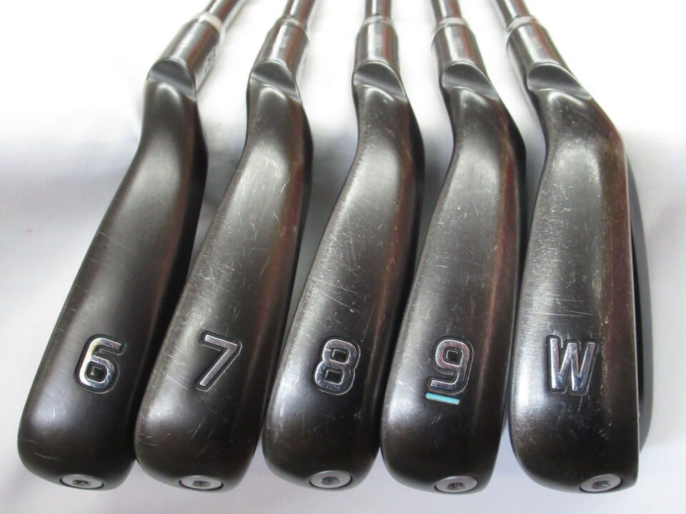 ピン G710 ﾀﾞｲﾅﾐｯｸｺﾞｰﾙﾄﾞｵﾆｷｽﾌﾞﾗｯｸ105 S200フレックス アイアンセット