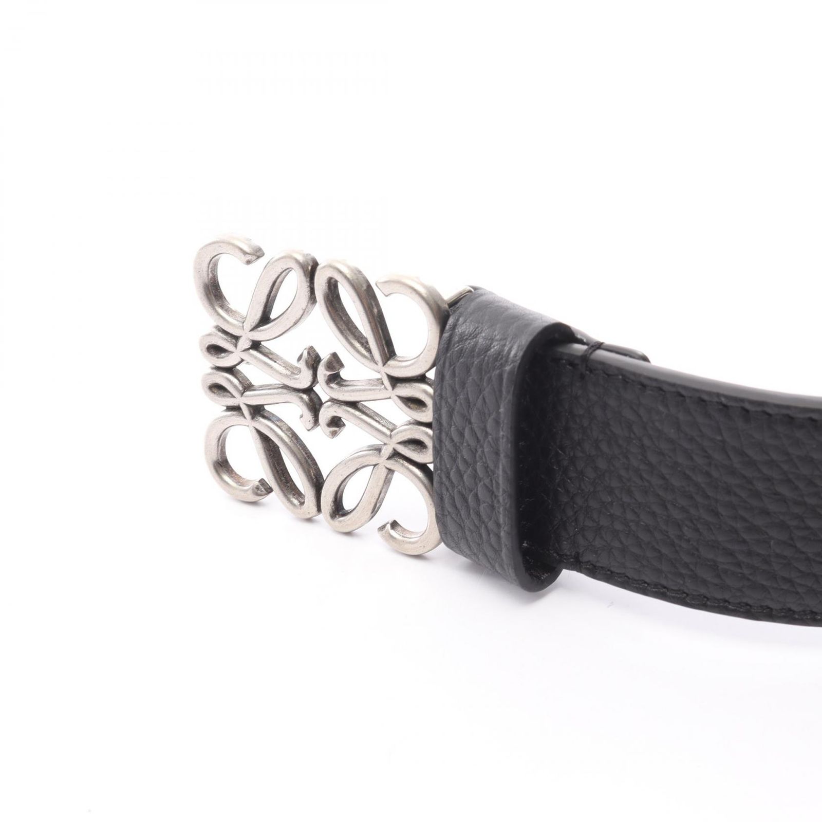 ロエベ LOEWE ベルト アナグラム チャンキー 4CM E821238X211839100