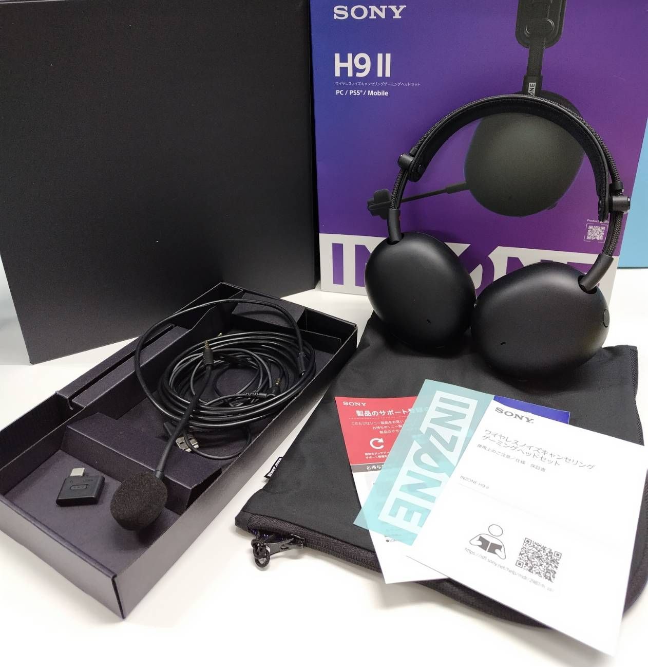 SONY INZONE H9 II ゲーミングヘッドセット WH-G910N/BZ - メルカリ