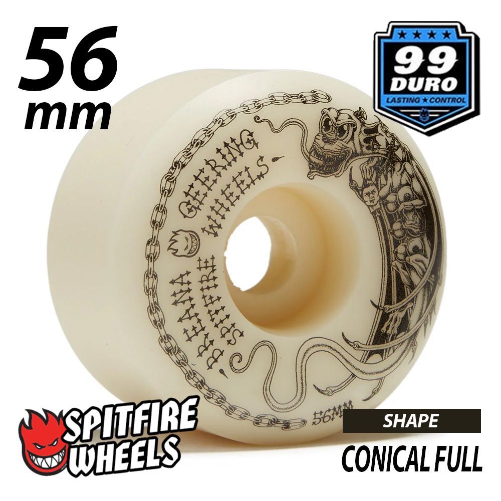 新品】SPITFIRE F4 99D BREANA TORMENTOR CONICAL FULL 56mm - メルカリ