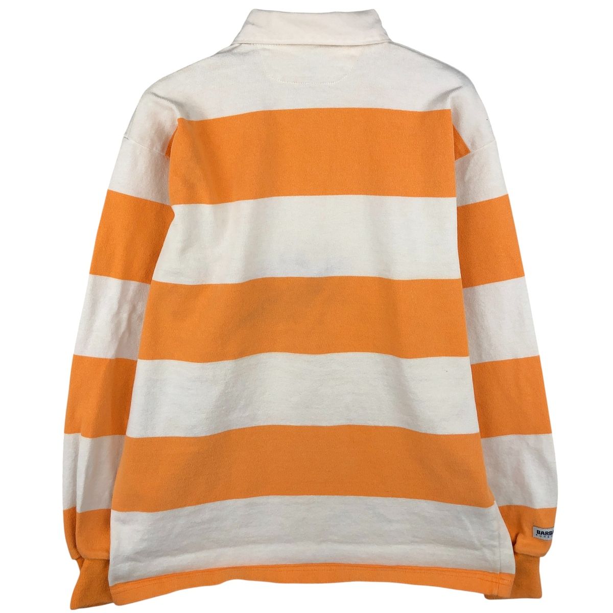 古着 90~00年代 バーバリアン BARBARIAN ボーダー柄 長袖 ラガーシャツ