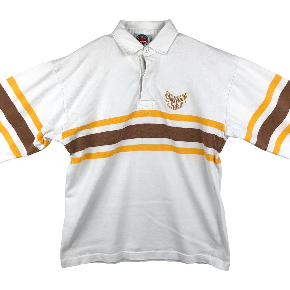 古着 90~00年代 バーバリアン BARBARIAN 長袖 ラガーシャツ カナダ製