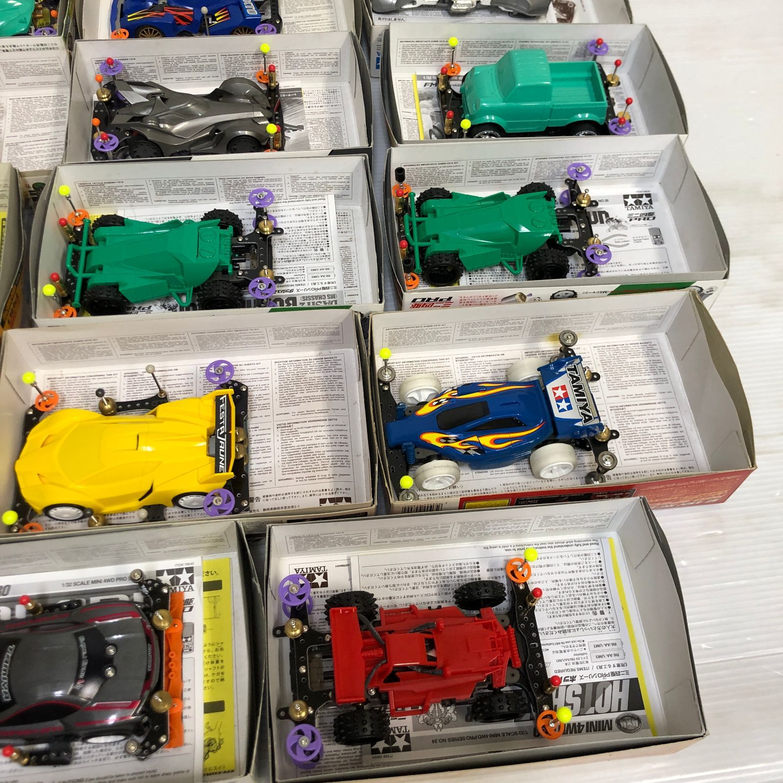 △②【ジャンク品】TAMIYA ミニ四駆 まとめ 大量 ※欠品・破損・動作等