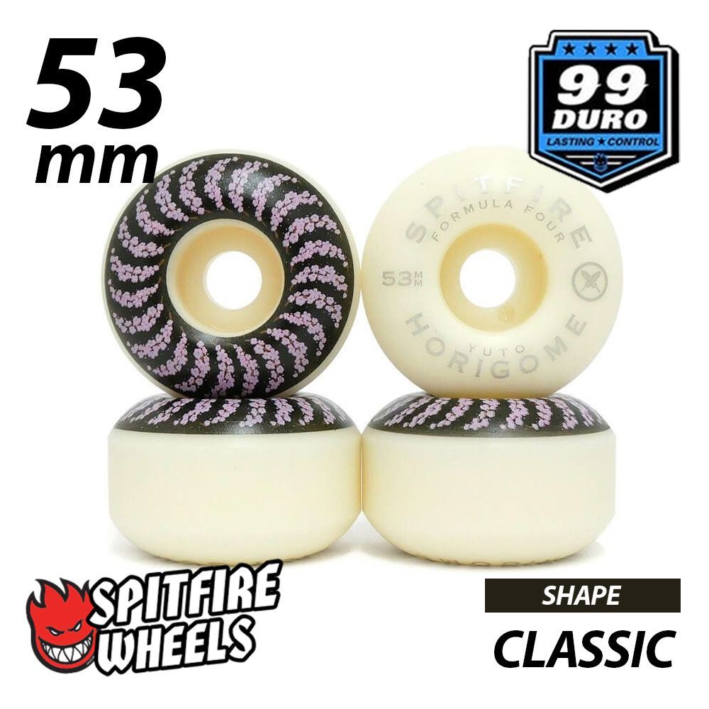 新品】SPITFIRE F4 99D YUTO HORIGOME CHERRY BLOSSOM CLASSIC 53mm