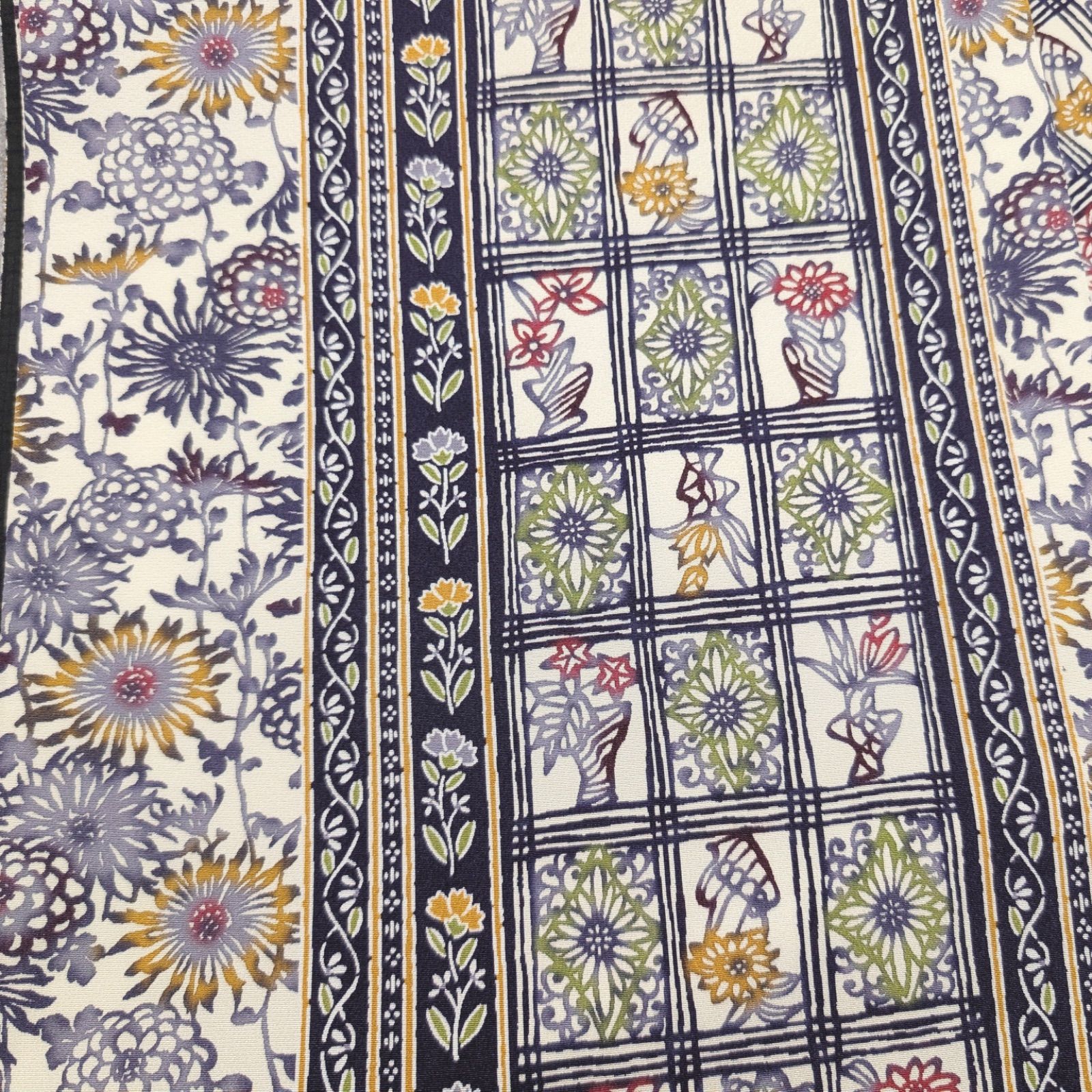 美品 逸品 お洒落 紅型染め 染帯 正絹 袋帯 O1062 【公式通販】
