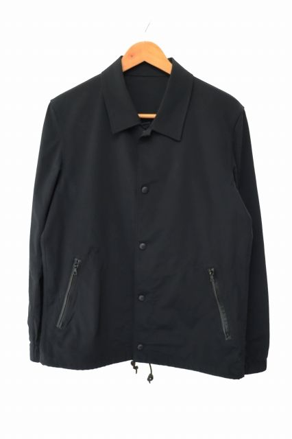 イサムカタヤマバックラッシュ ISAMU KATAYAMA BACKLASH コットン ナイロン ストレッチ コーチジャケット 1751-02 M 黒 ブラック ブランド古着ベクトル 260131