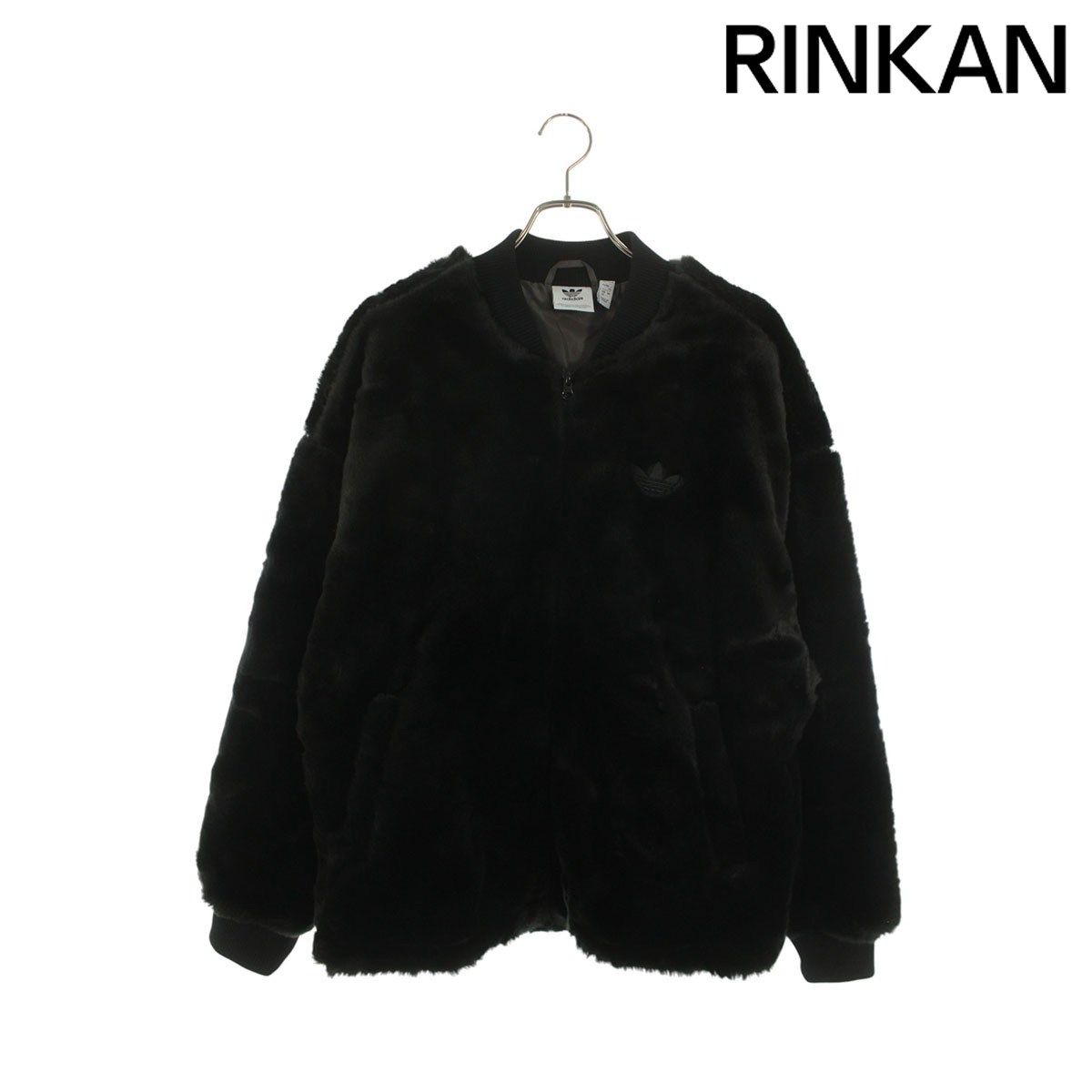 アディダス JD3776 NEW Fur Jacket フェイクファー ボンバーブルゾン