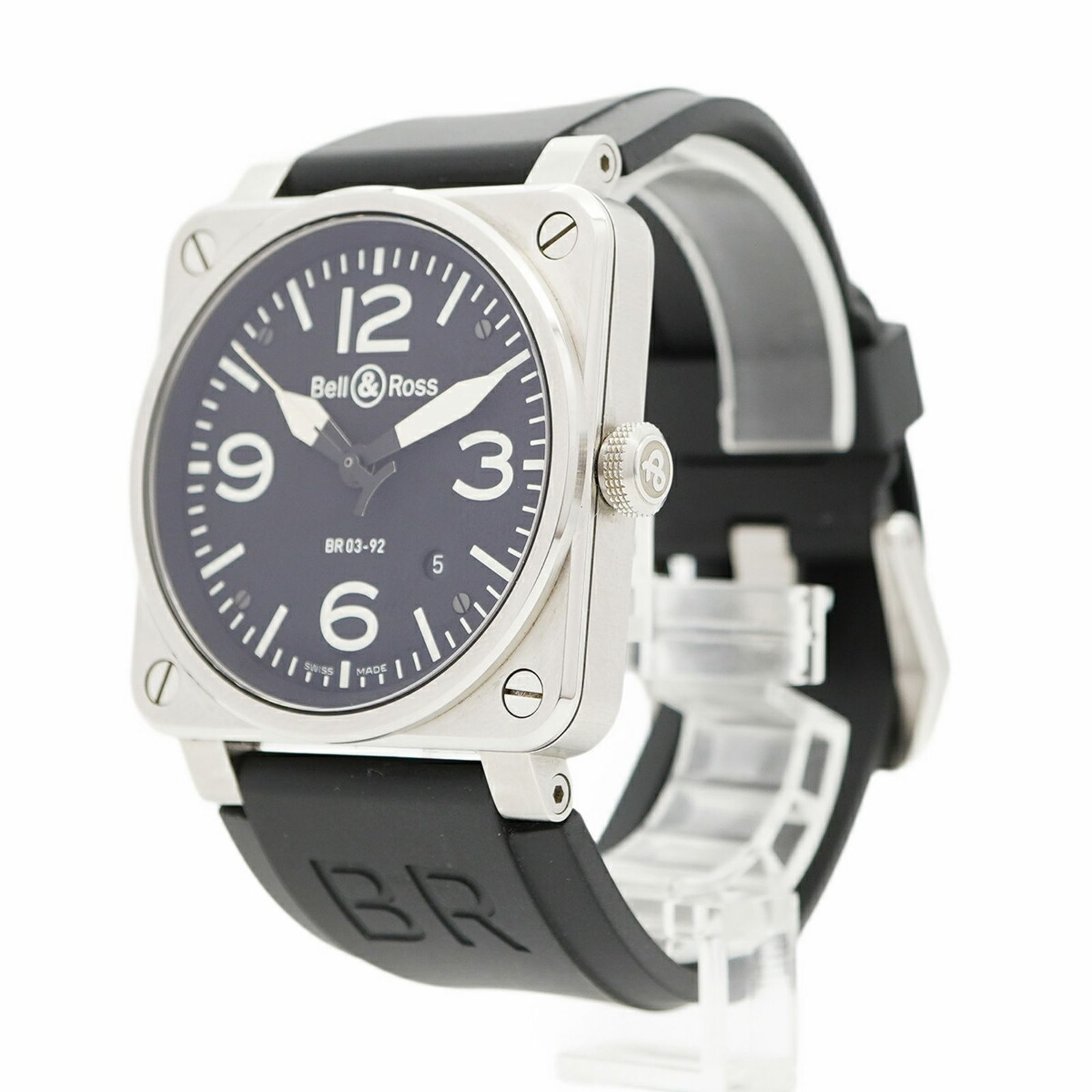 黒文字盤腕時計 メンズ