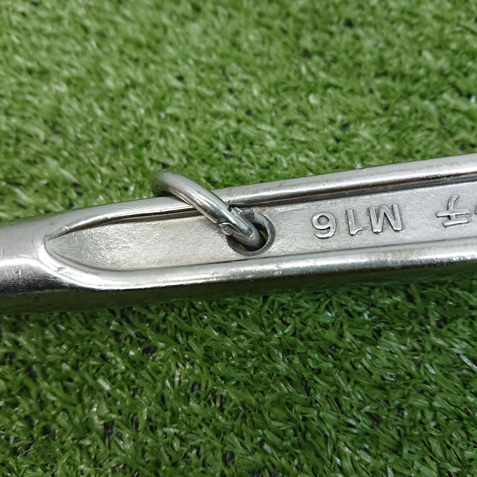 中古品】JIRO H27 チタンメガネレンチM16 傷あり カラビナ付 [5468 