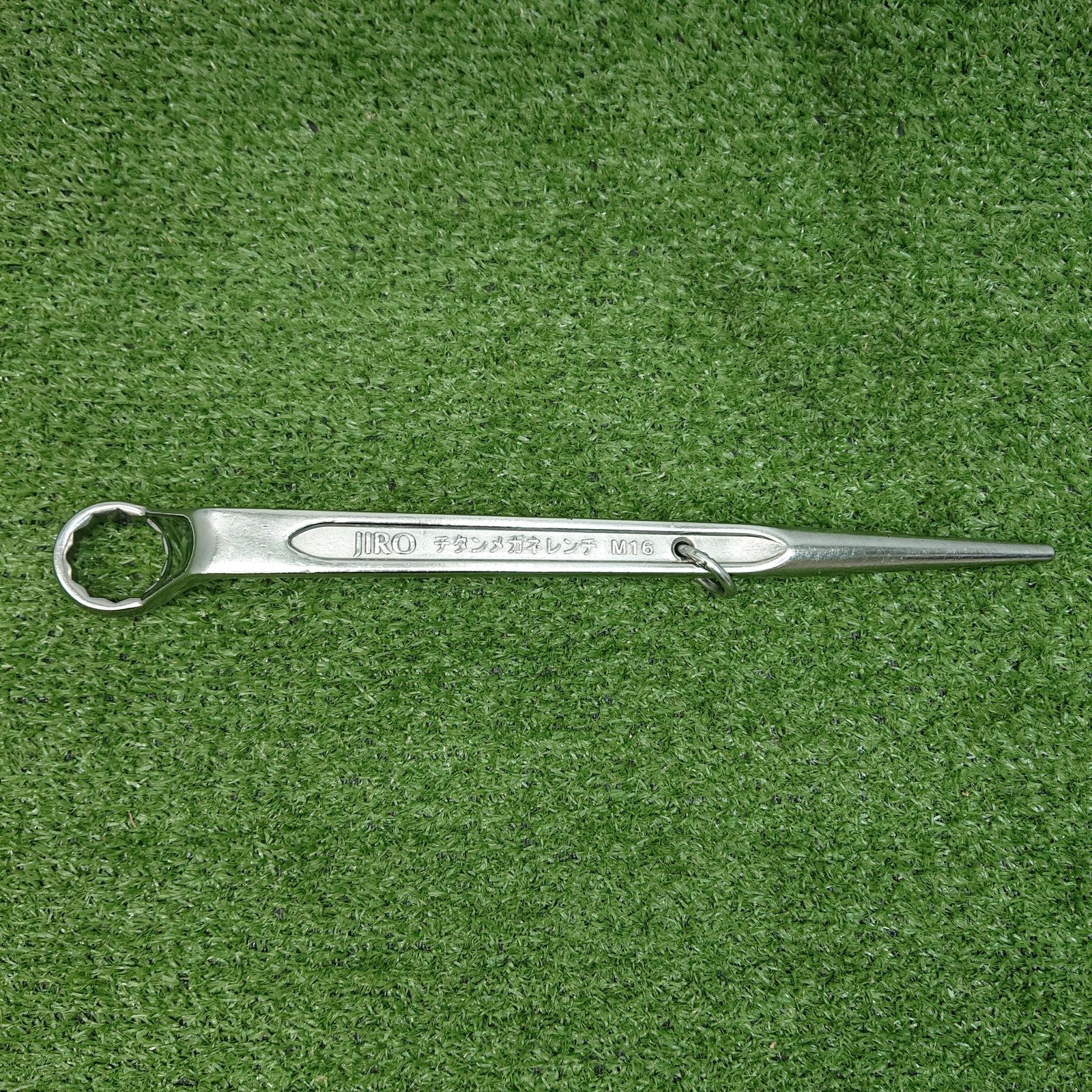 中古品】JIRO H27 チタンメガネレンチM16 傷あり カラビナ付 [5468 