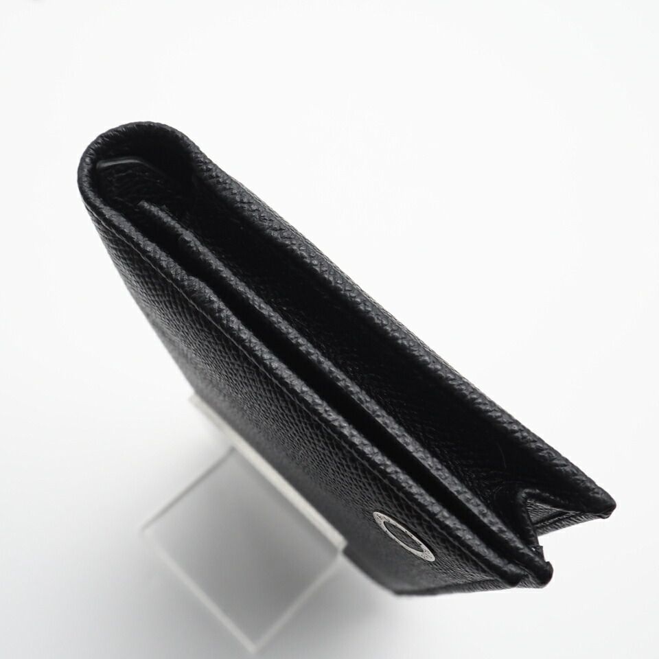 新品未使用　BVLGARI ブルガリマン　2つ折り長財布　ブラック30398 ☆3日以内返品可☆ 美品 BVLGARI ブルガリ ブルガリ ブルガリ マン 二