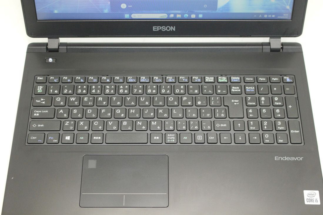 中古美品 フルHD 15.6インチ EPSON Endeavor NJ4400E Windows11 超高