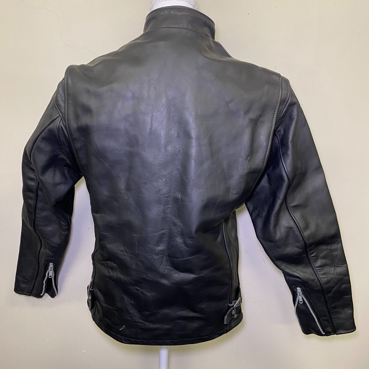 Schott シングルライダース　38 ライナー付 Schott ショット ライナー付きライダースジャケット サイズ38 ブラック