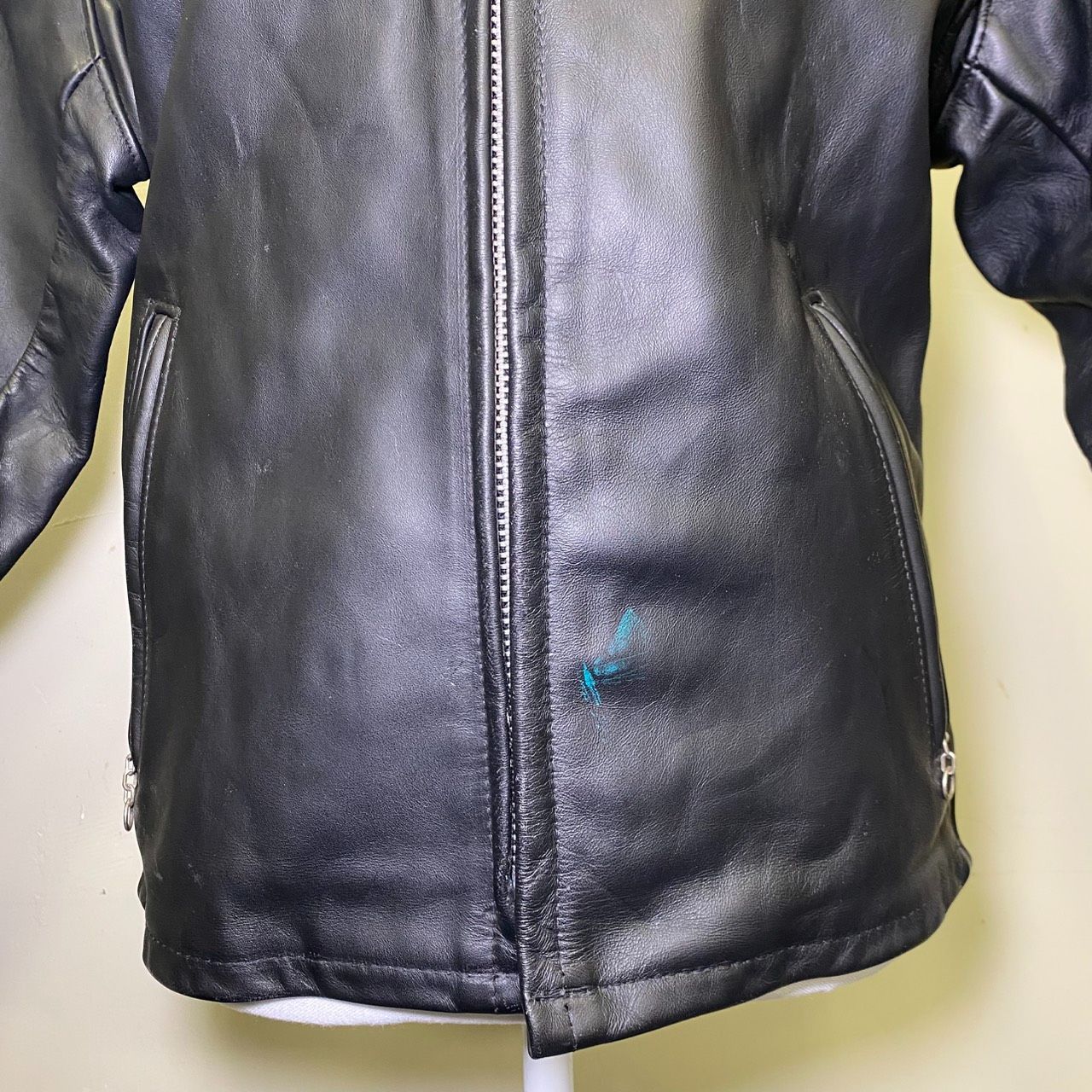 Schott ショット ライナー付きライダースジャケット サイズ38 ブラック