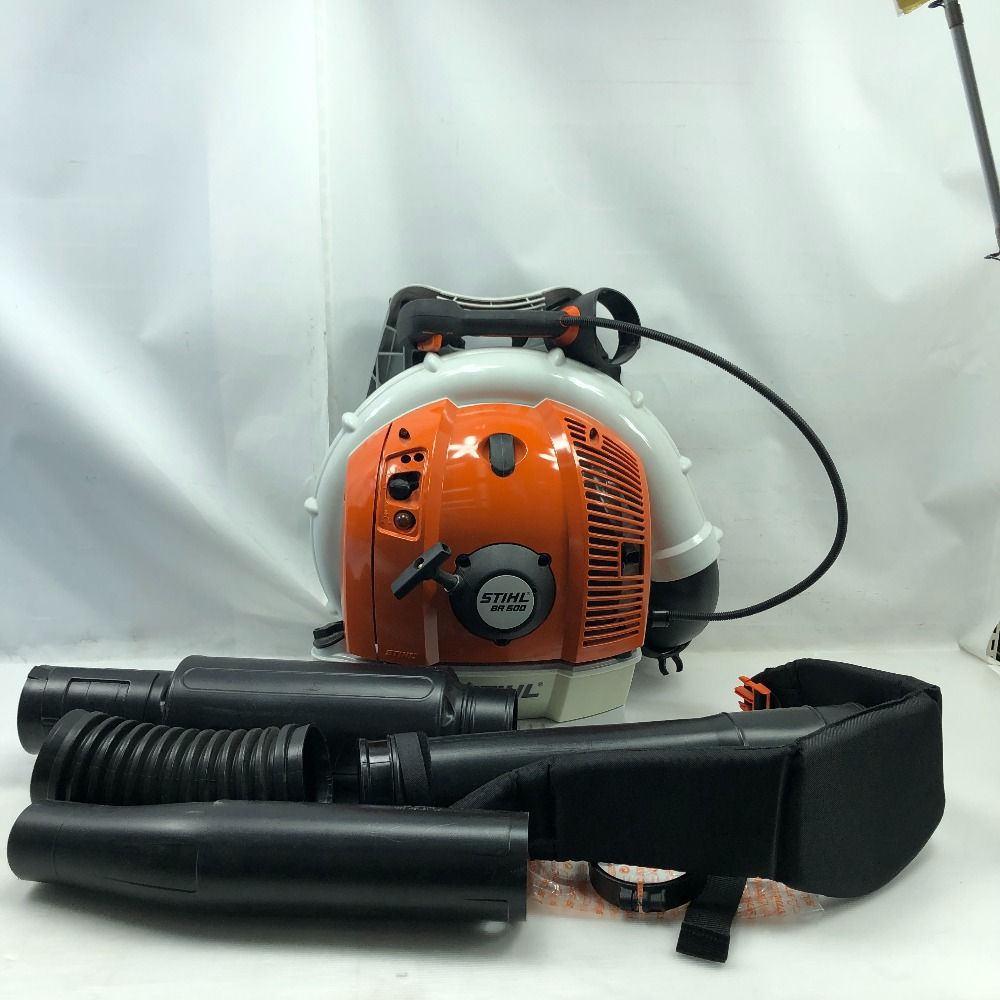 STIHL エンジン工具 ブロワ 取説 ノズル4種 腰バックル 調整工具 2サイクル 2025年製 BR 500 オレンジ
