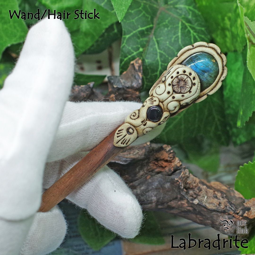 魔法の杖・かんざし『ラブラドライト』マジックワンド012 - メルカリ