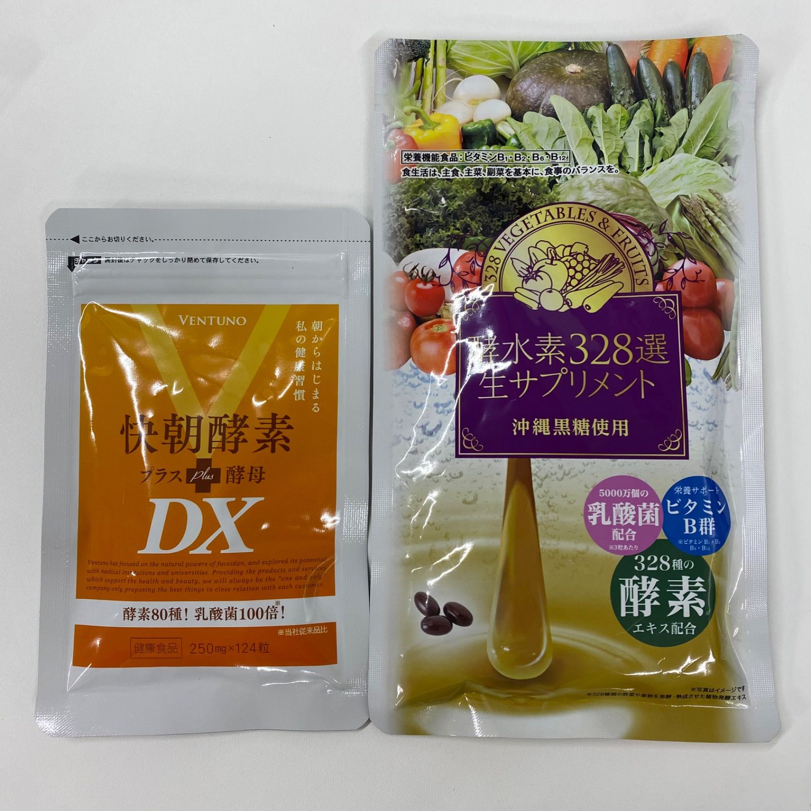 A8864 K VENTUNO 快朝酵素 プラス酵母 DX 124粒、ジェイフロンティア