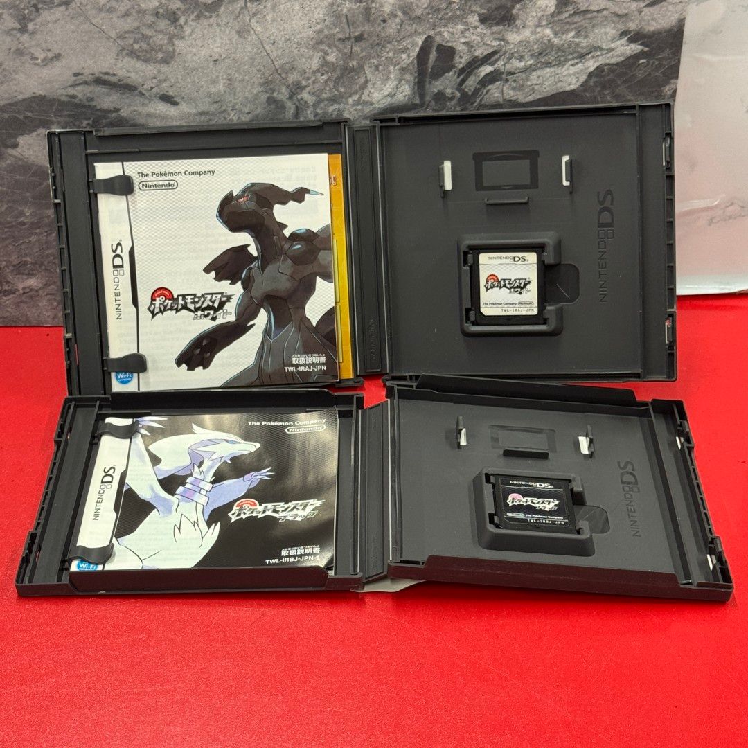 【DS】①ポケットモンスター ブラック2 ホワイト2 セット □任天堂 Nintendo ポケットモンスター ブラック ホワイト 2点セット