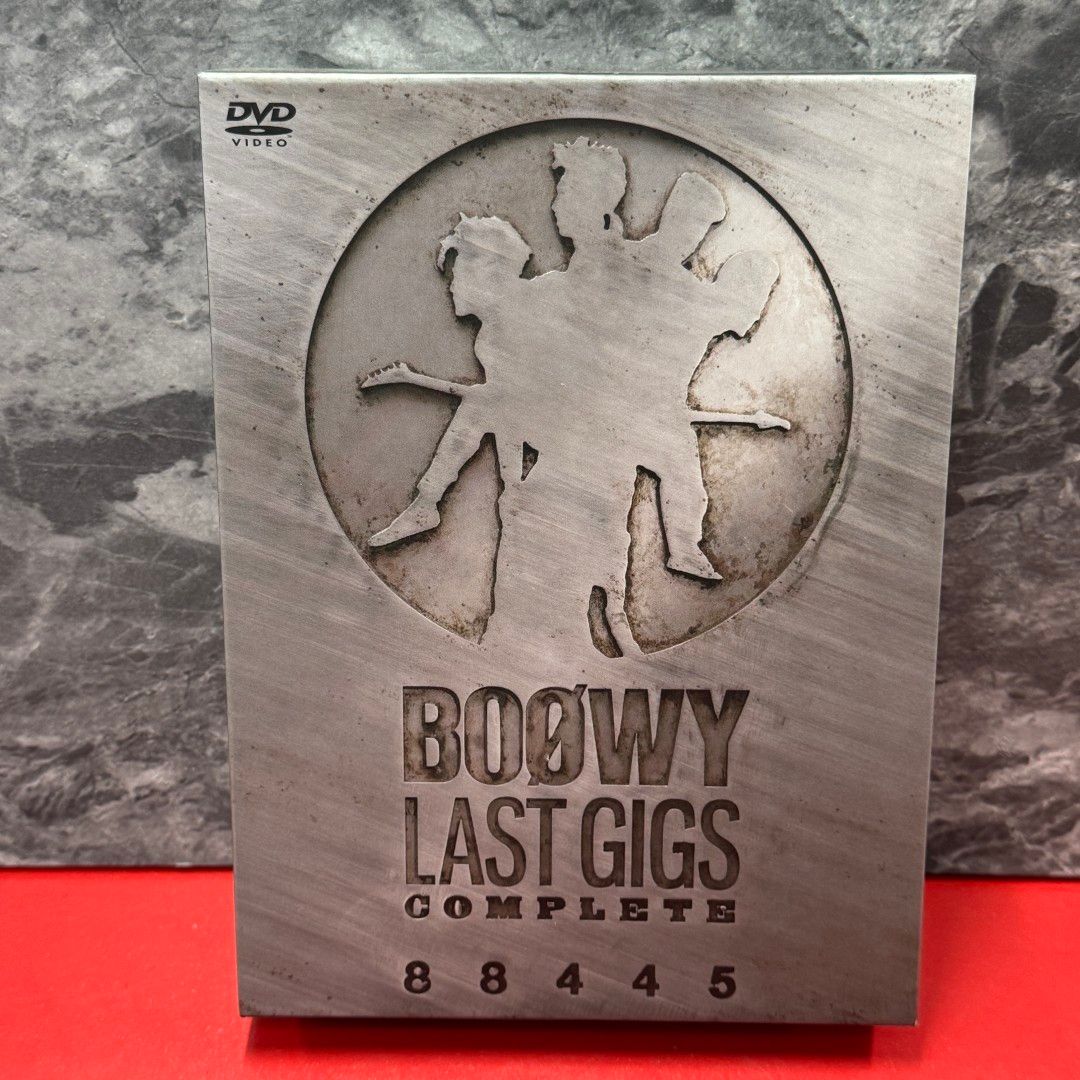 □初回盤 BOOWY “LAST GIGS”COMPLETE 邦楽DVD ブックレット5冊 BOOWY