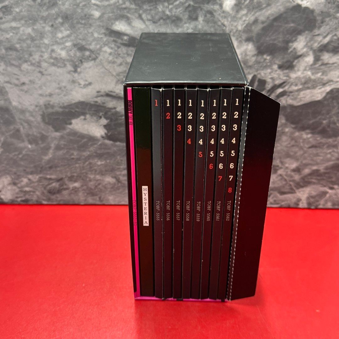 □限定版 BOOWY ”GIGS”BOX 8枚組 邦楽DVD 三方背BOX 限定発刊