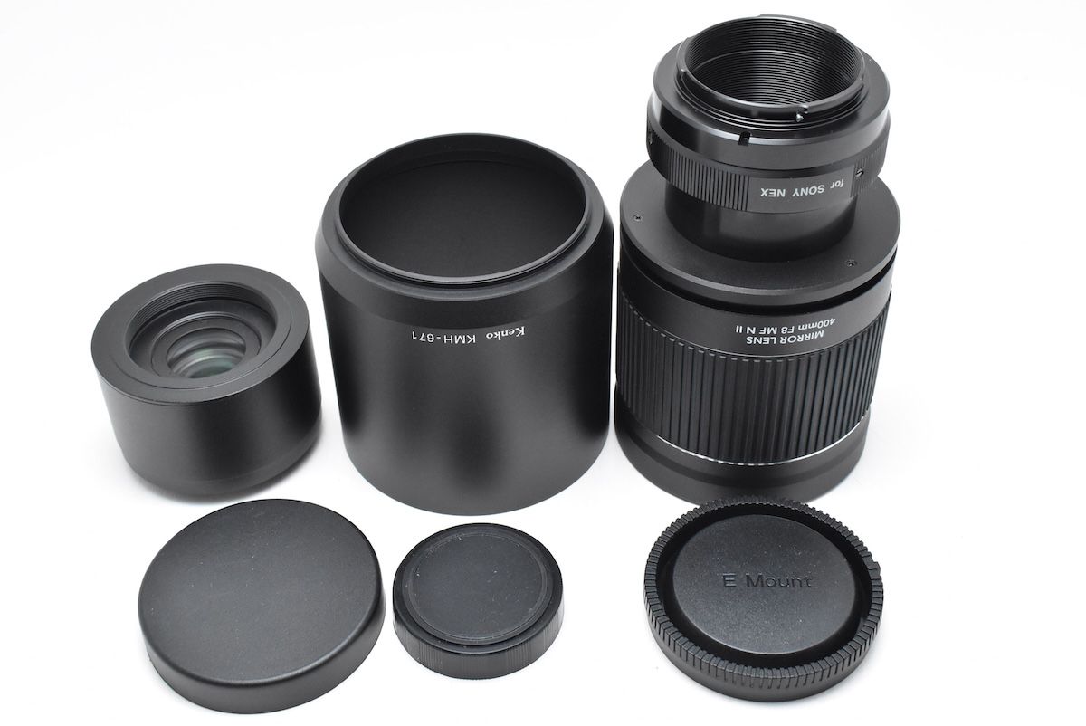 Kenko Sony 400mm F8 MF N II Mirror lens レンズ Sony ソニー E