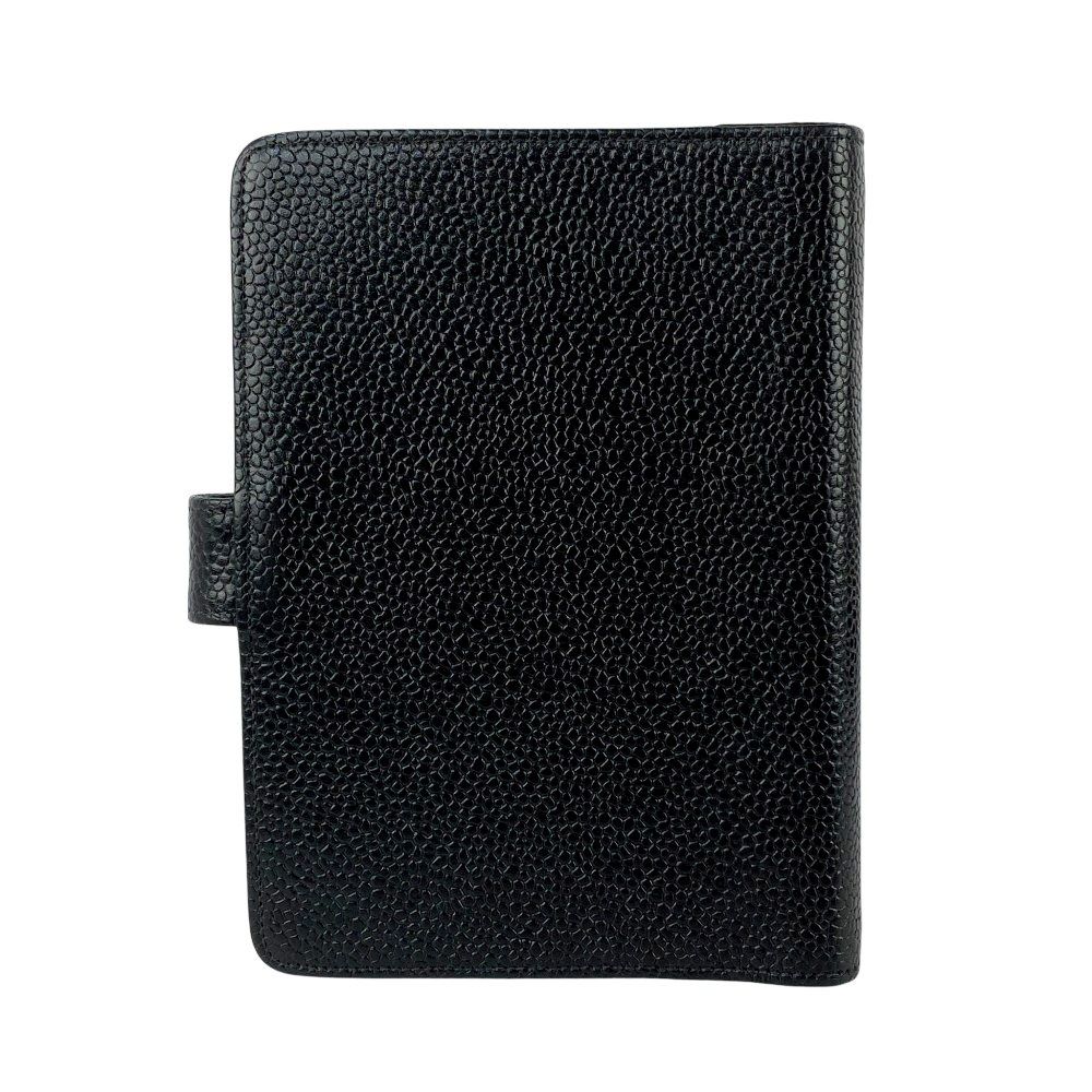 シャネル アジェンダ 手帳 カバー 6つ穴 ココマーク キャビア ブラック 箱 532788 11