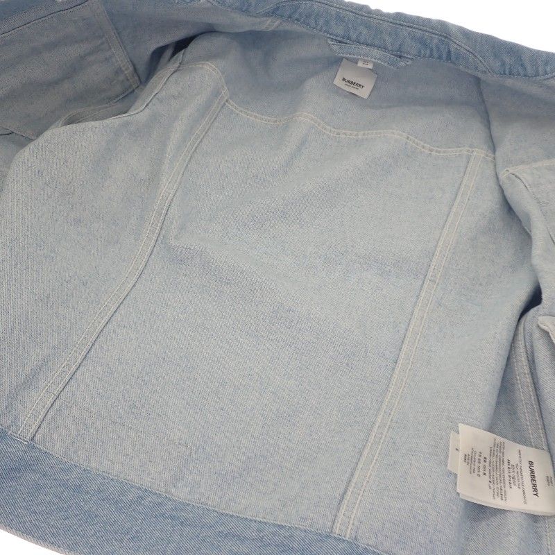 バーバリー BURBERRY ホースフェリープリント デニムジャケット 38